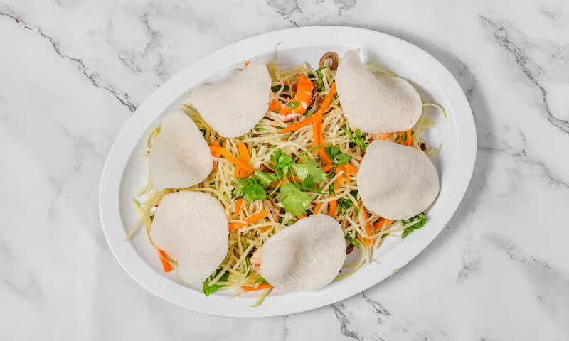 A7. Papaya Salad with Shrimp/ Beef Jerky